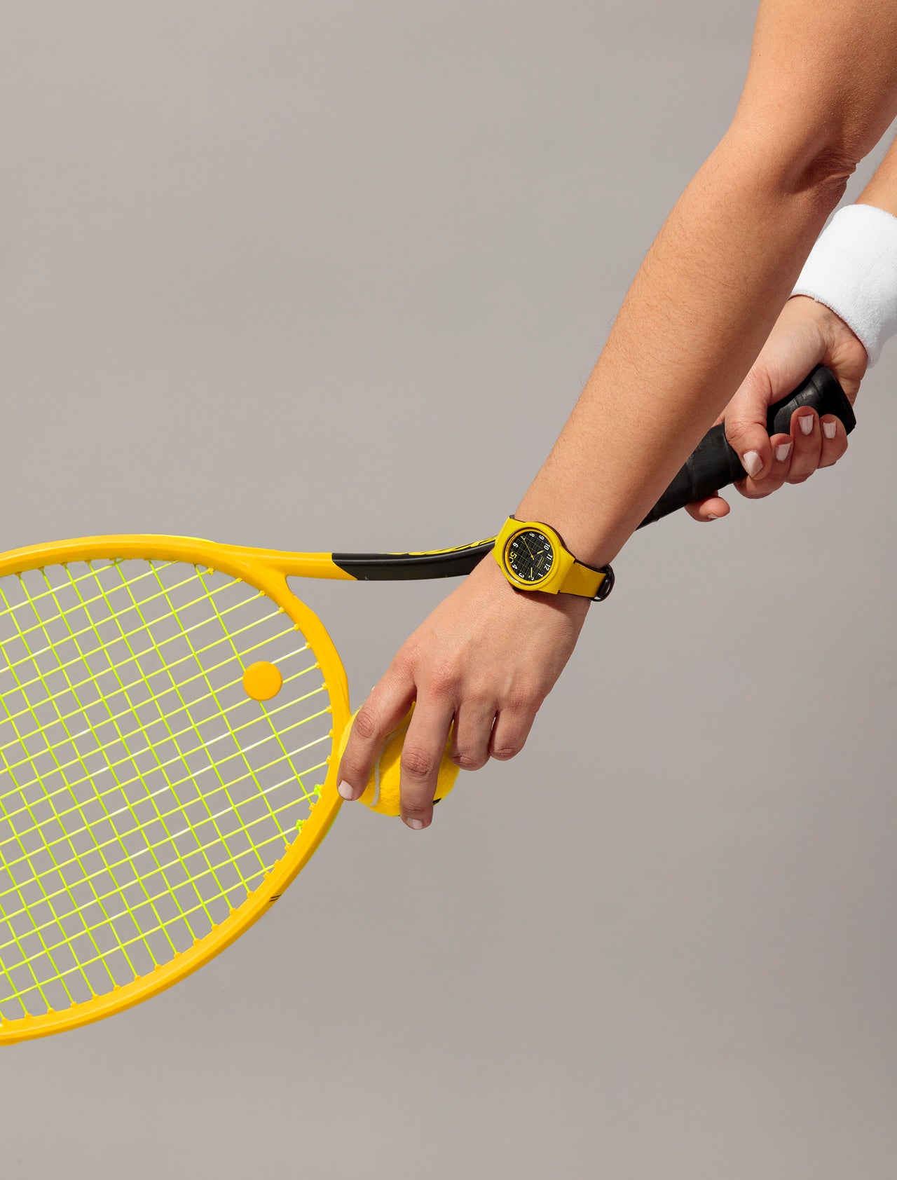 A-Watchâ„¢ | 35.5mm, Yellow with Black-Men-Armitron