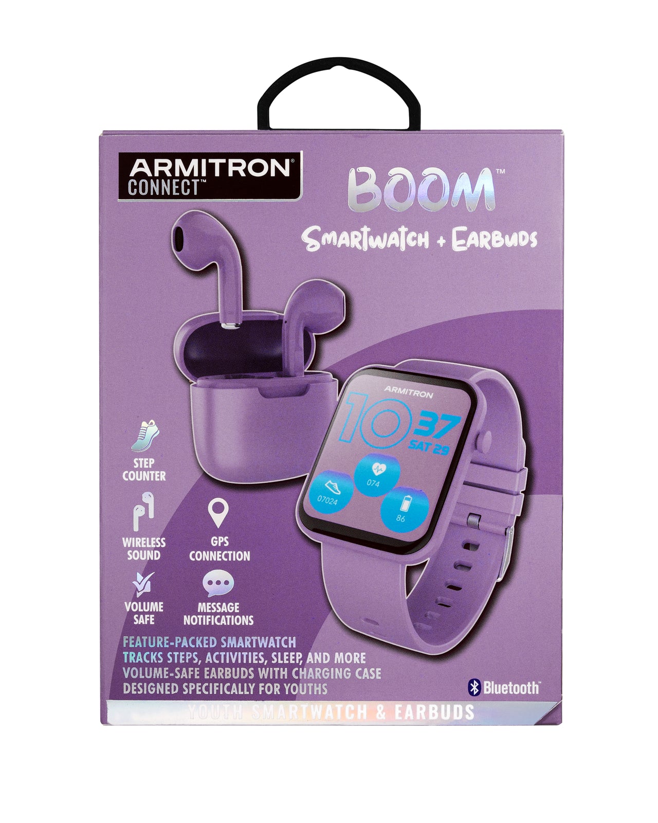 Armitron Boom Smartwatch and Earbuds™ | Lavender-Smart-Armitron