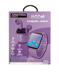 Thumbnail for Armitron Boom Smartwatch and Earbuds™ | Lavender-Smart-Armitron