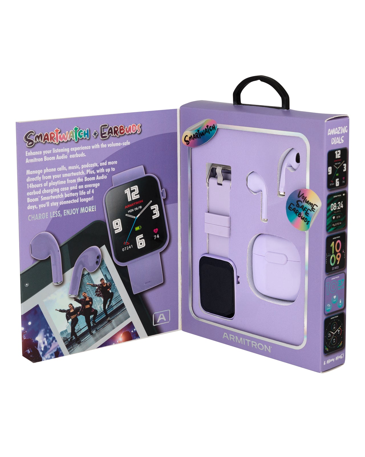 Armitron Boom Smartwatch and Earbuds™ | Lavender-Smart-Armitron