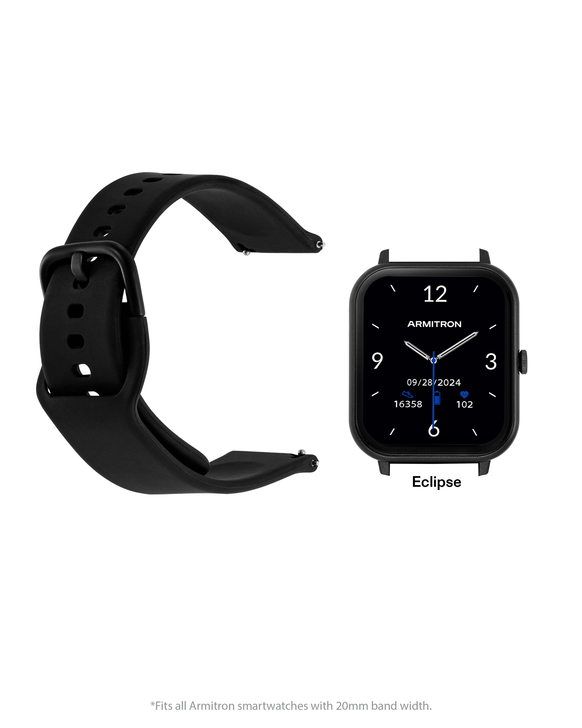 Keeperless Armitron Connect Bandâ„¢ | 20mm-Smart-Armitron