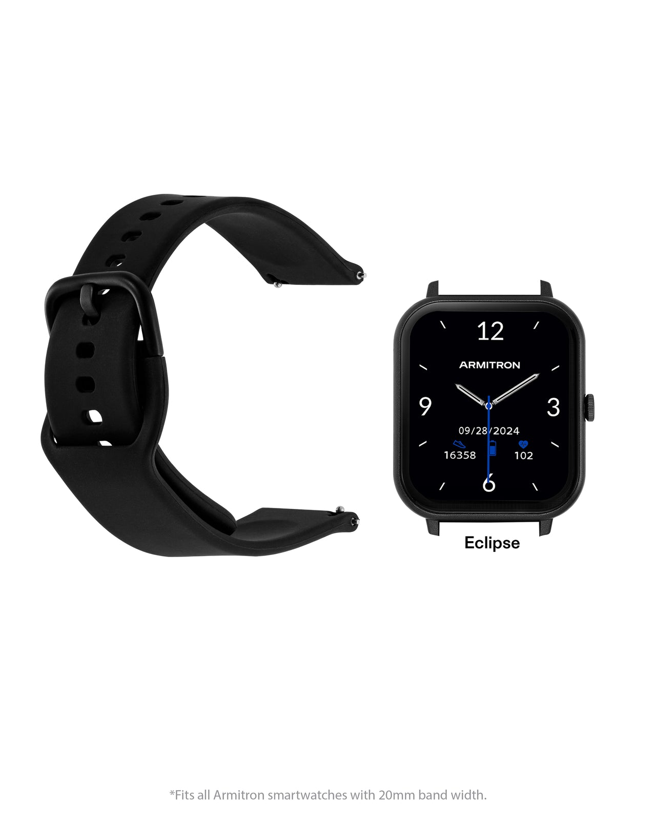 Keeperless Armitron Connect Bandâ„¢ | 20mm-Smart-Armitron