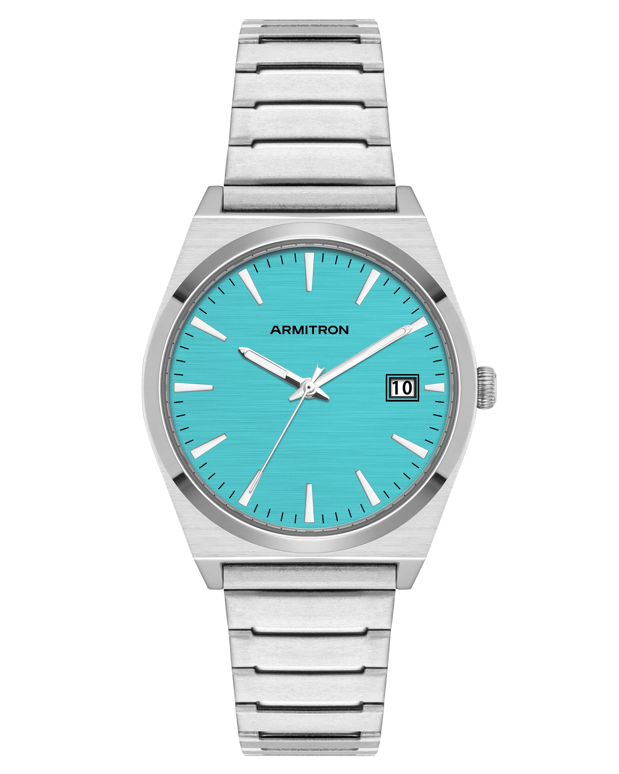 1975â„¢ | 34.5mm, Aqua/Silver-Women-Armitron
