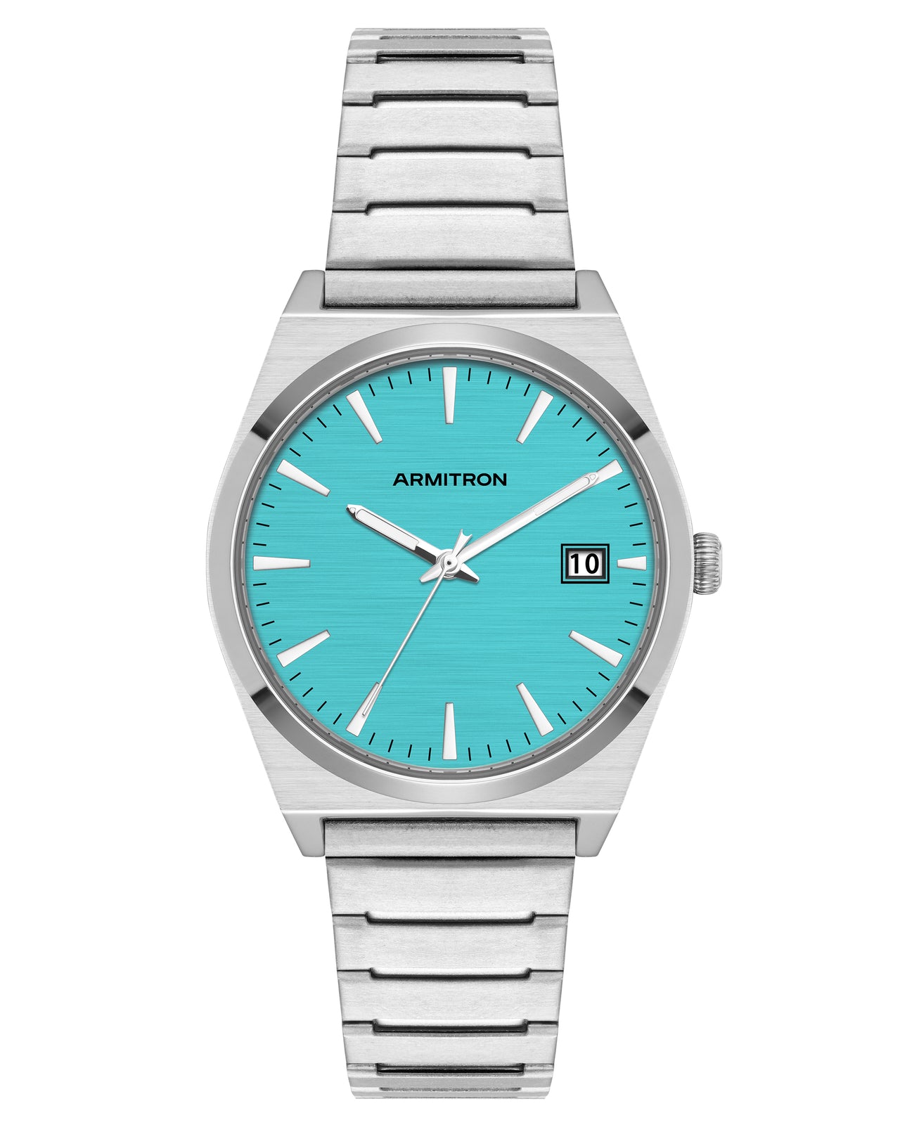 1975™ | 34.5mm, Aqua/Silver-Women-Armitron