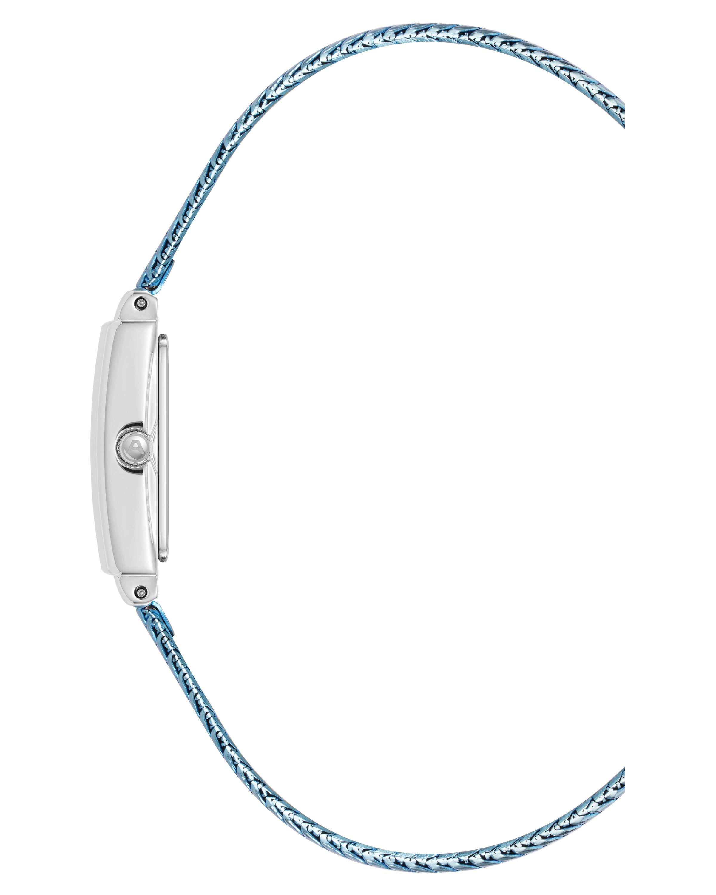 Athena Watch & Bracelet Setâ„¢ | 18mm, Blue Sunray, Silver-Women-Armitron