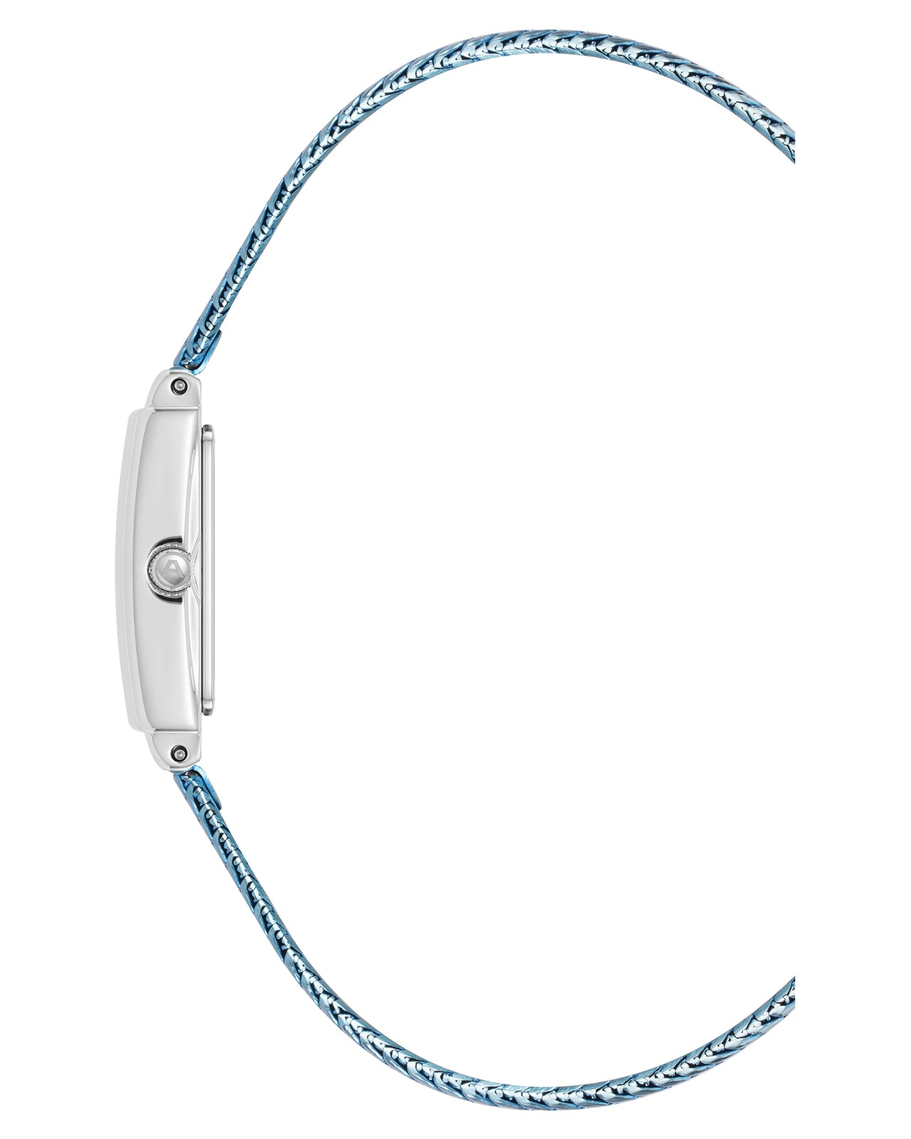 Athena Watch & Bracelet Setâ„¢ | 18mm, Blue Sunray, Silver-Women-Armitron