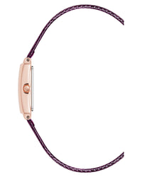 Thumbnail for Athena Watch & Bracelet Setâ„¢ | 18mm, Plum, Gold-Women-Armitron