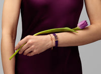 Thumbnail for Athena Watch & Bracelet Setâ„¢ | 18mm, Plum, Gold-Women-Armitron