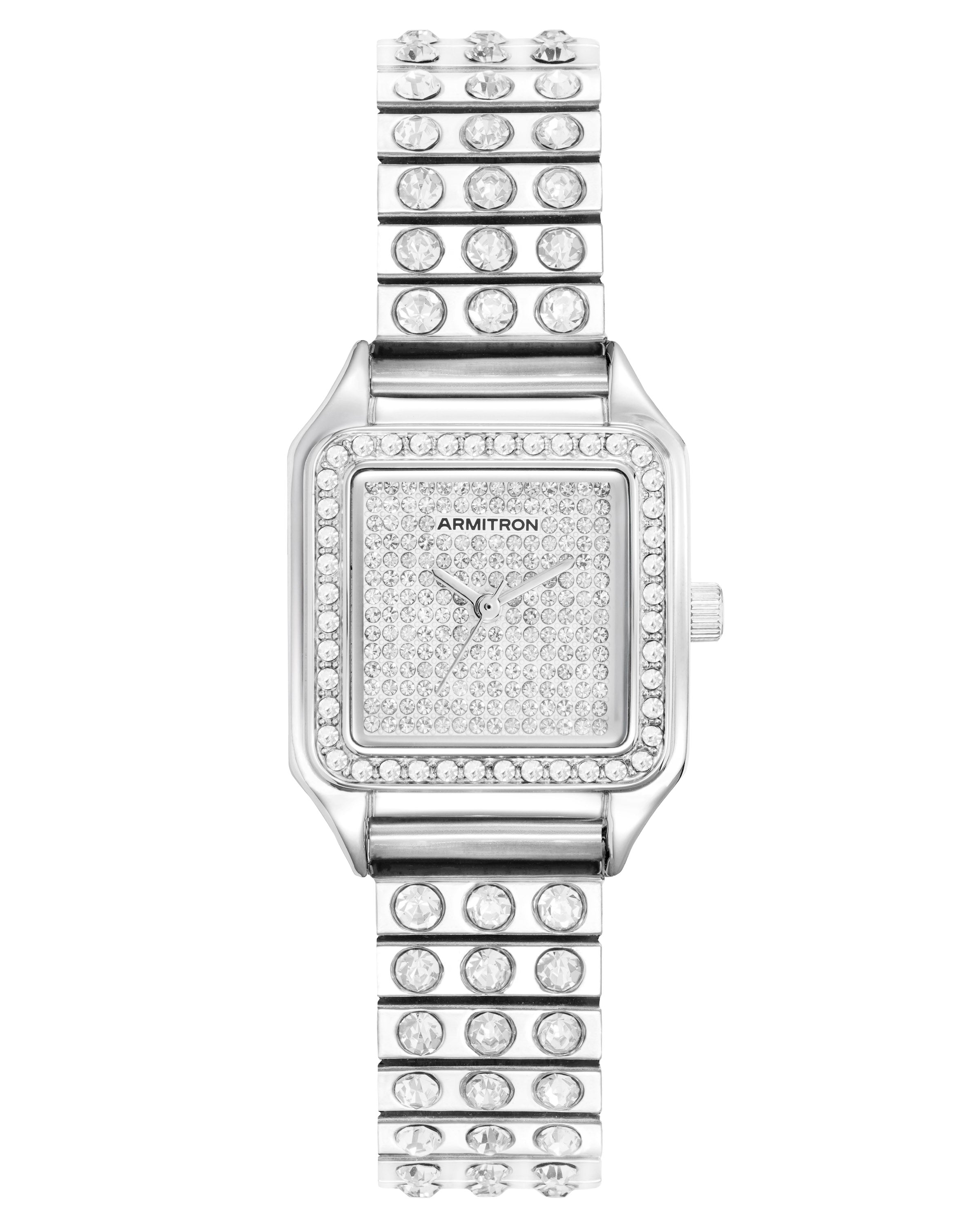 Roxyâ„¢ | 18.4mm, Silver/Crystals-Women-Armitron