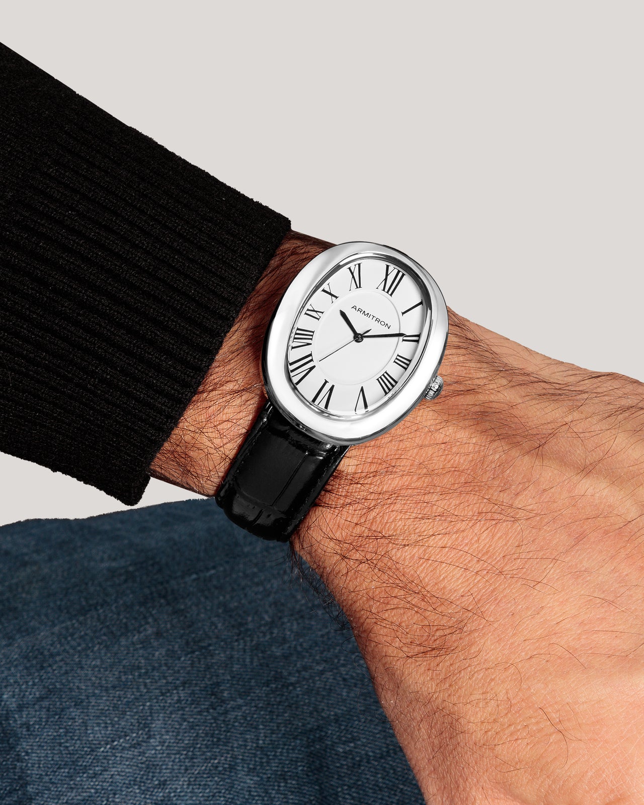 Andi (Large)™ | 36mm, Black/Silver-Men-Armitron