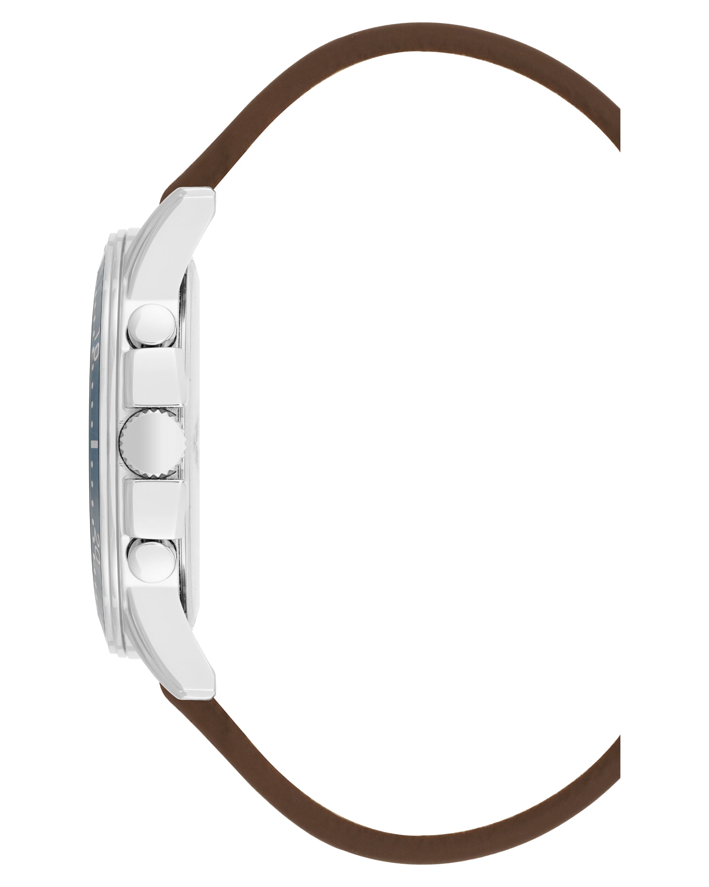Charles | 45mm, Saddle Brown/Blue