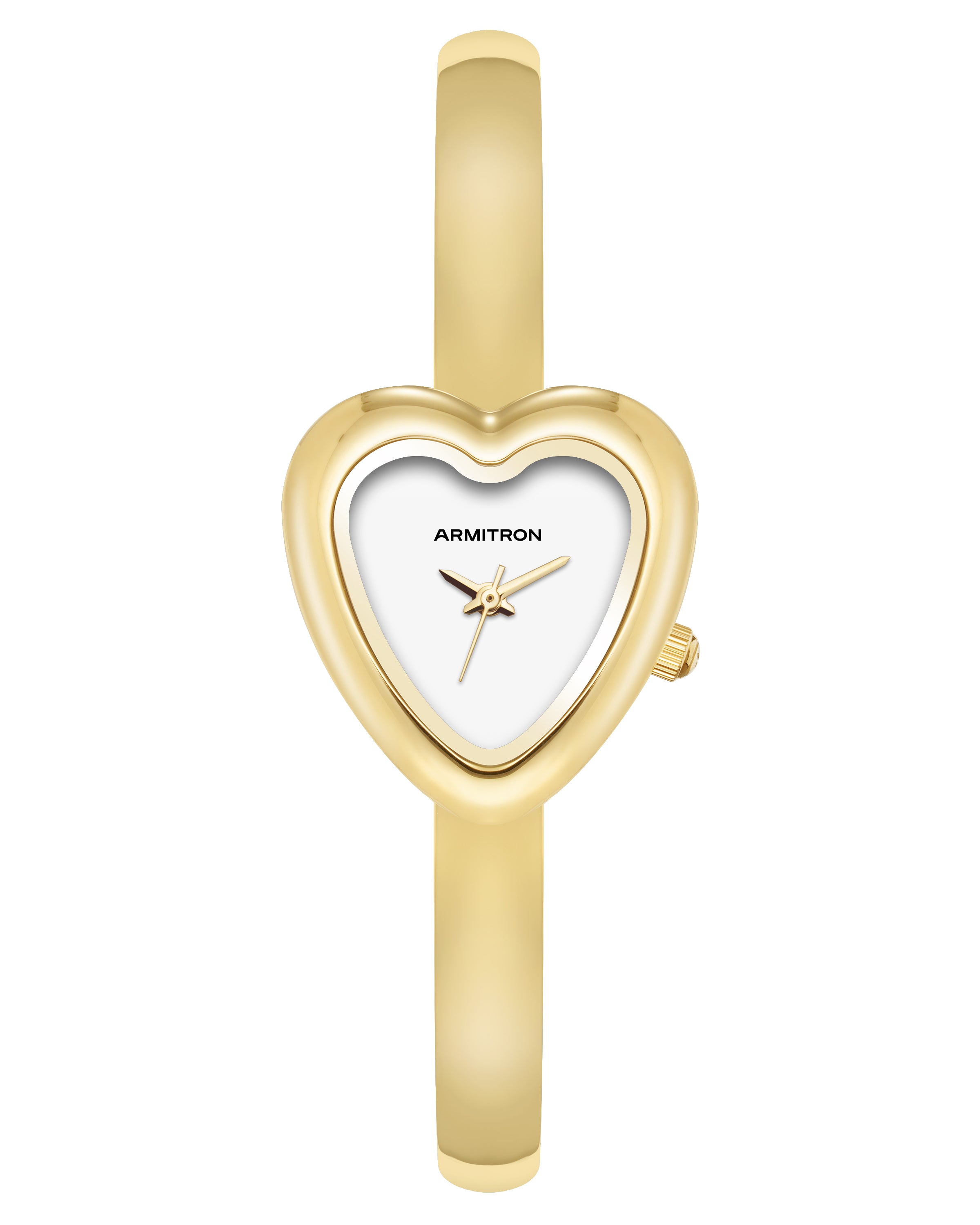 Heart Bangleâ„¢ | 24.9mm, Gold/White
