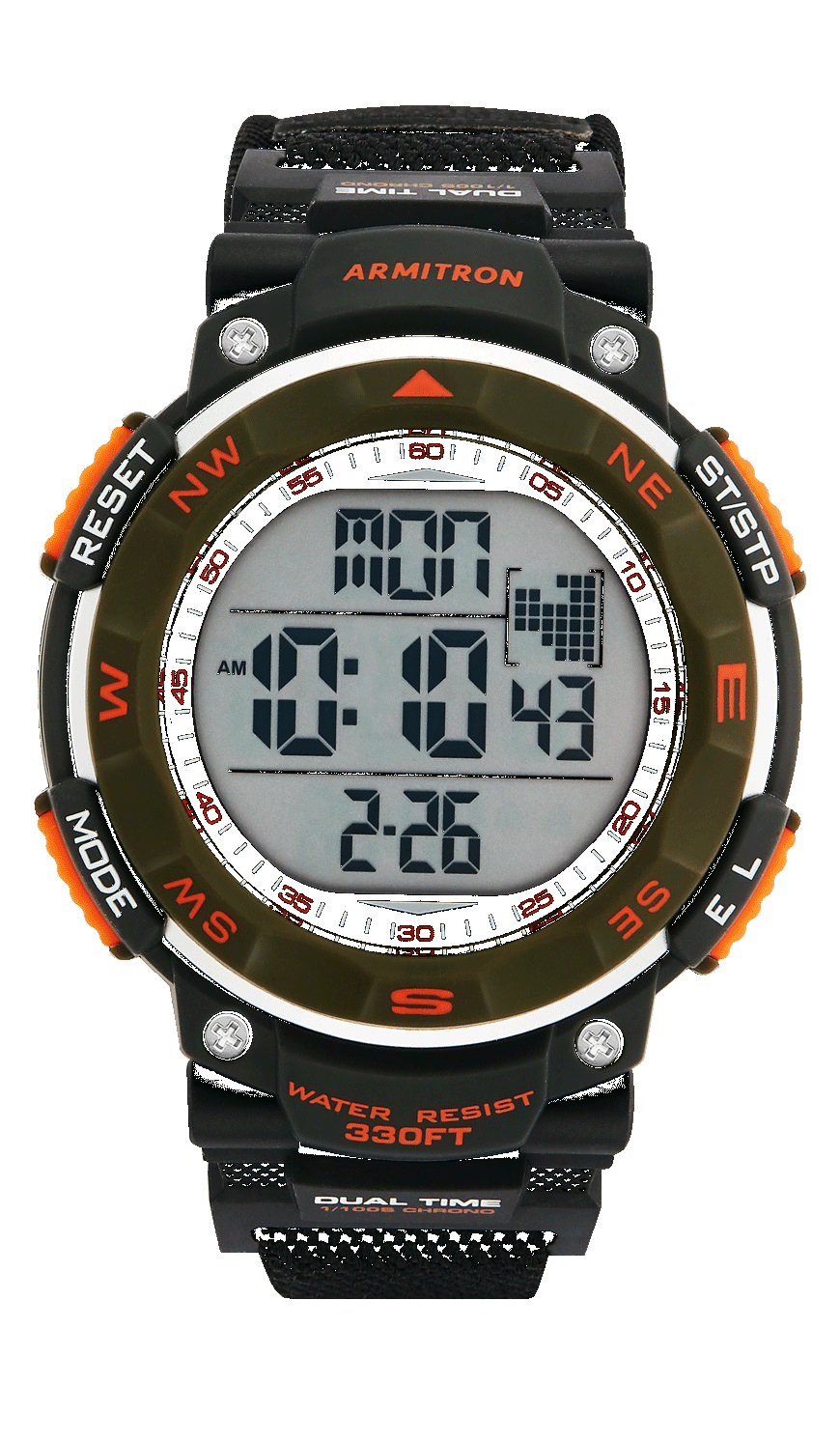 Armitron Chrono Proâ„¢ | 51mm, Olive
