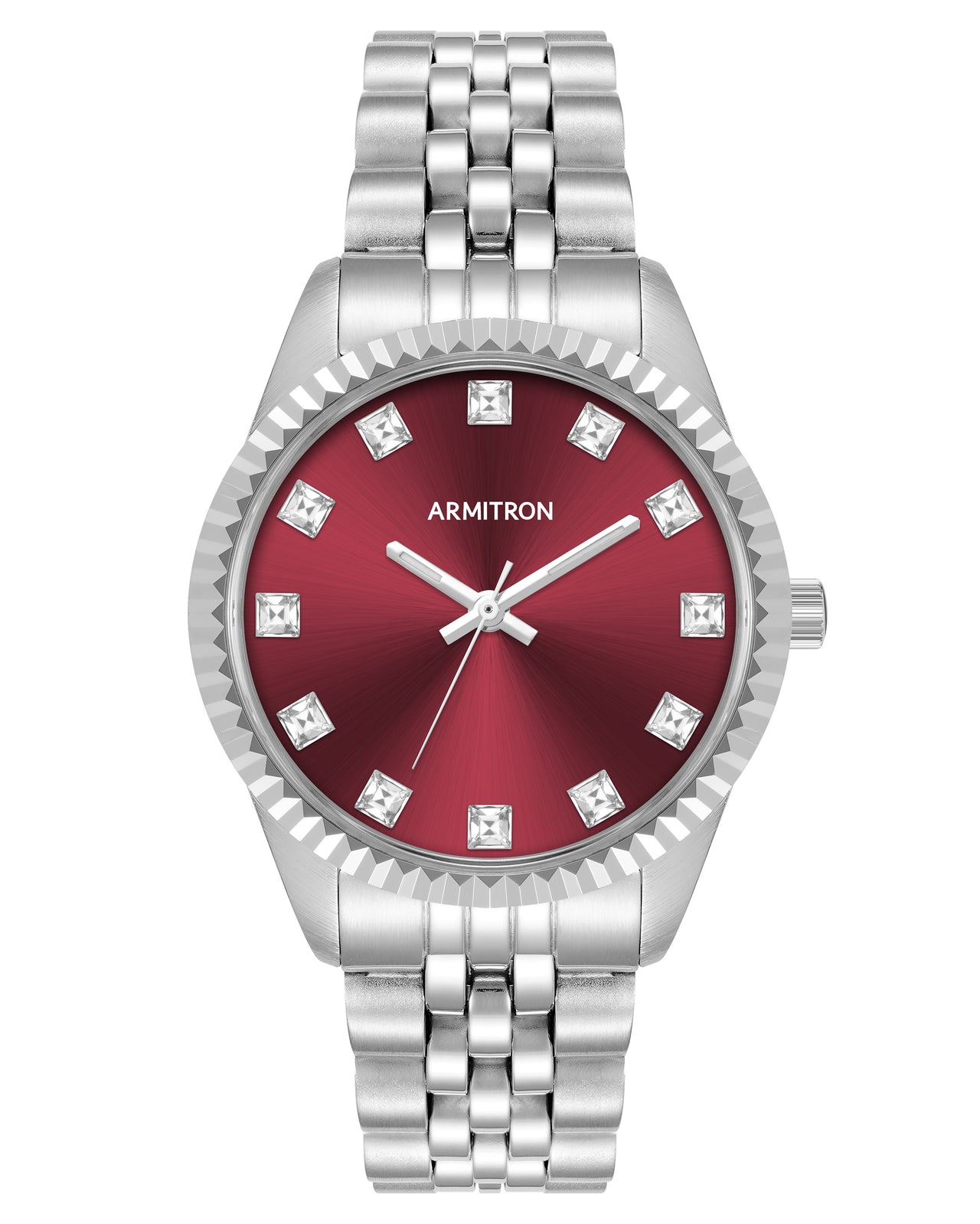 Constance⢠| 36mm, Burgundy/Silver
