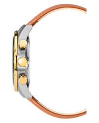 Thumbnail for Lloyd™ | 42mm, Leather/Green/Silver/Gold