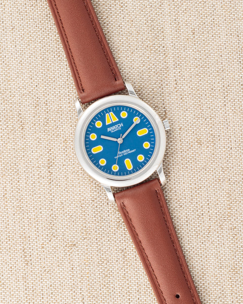 Vintage2439™ | Blue/Yellow/Brown | Armitron Vintage Watches