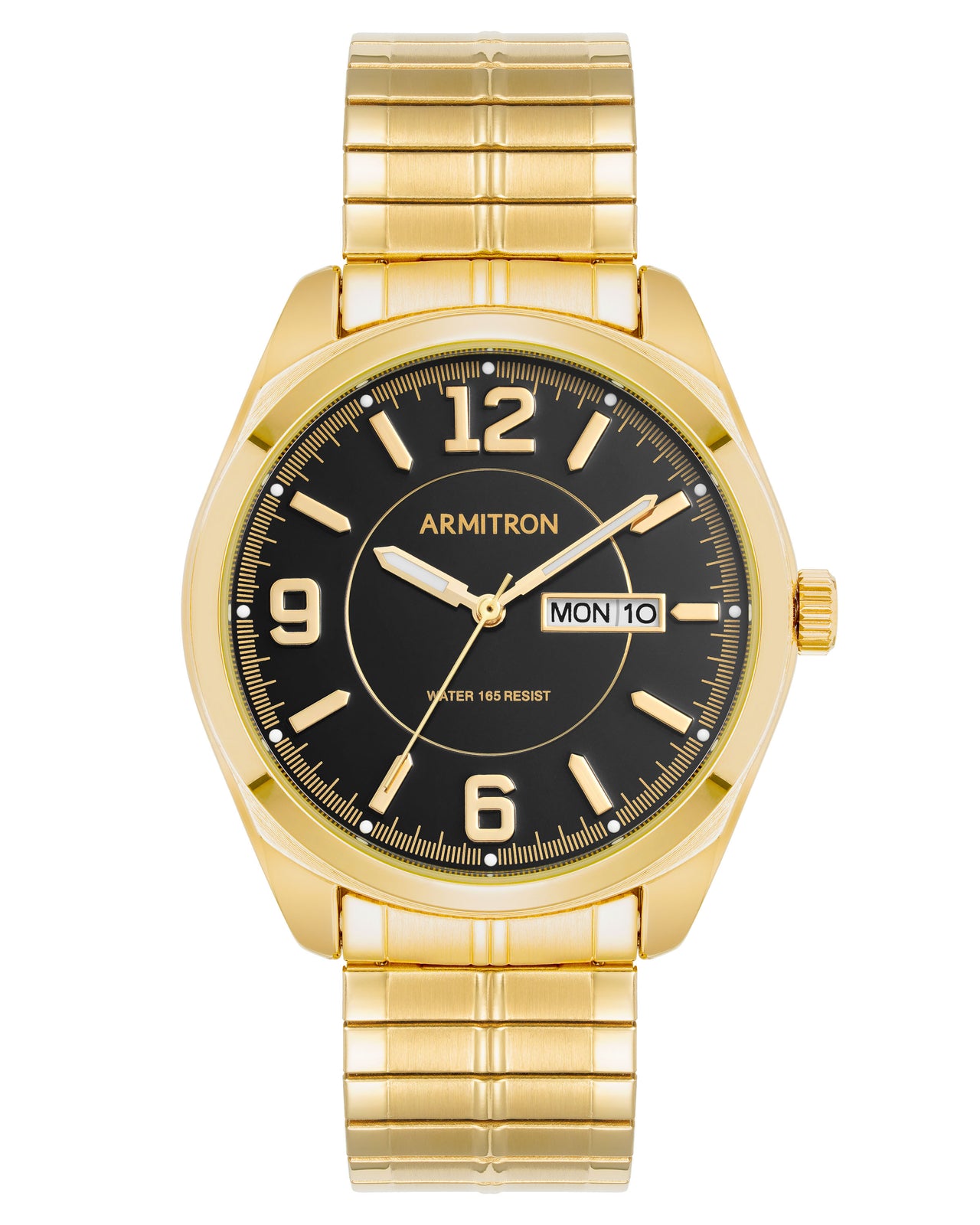 Armitron Men's Day/Date Expansion Band Watch 20/4591BKGP-Armitron