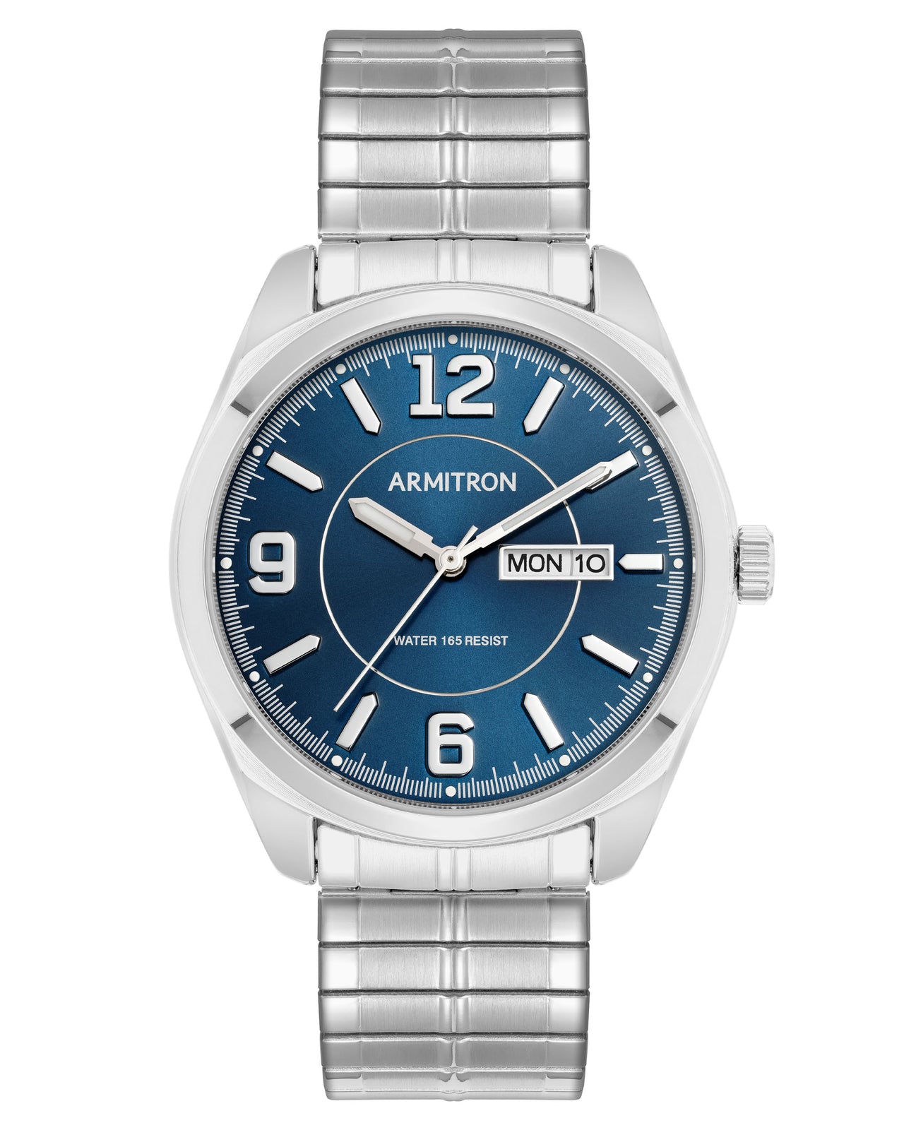 Armitron Men's Day/Date Expansion Band Watch 20/4591NVSV-Armitron
