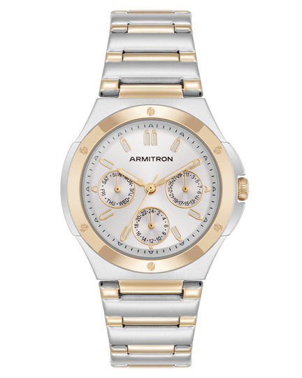 Parker™ | 38mm, Gold/Silver | Stainless Steel Round Watches