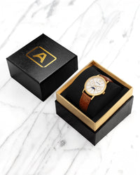 Thumbnail for Eugen™ | 42mm, Brown Leather-Men-Armitron