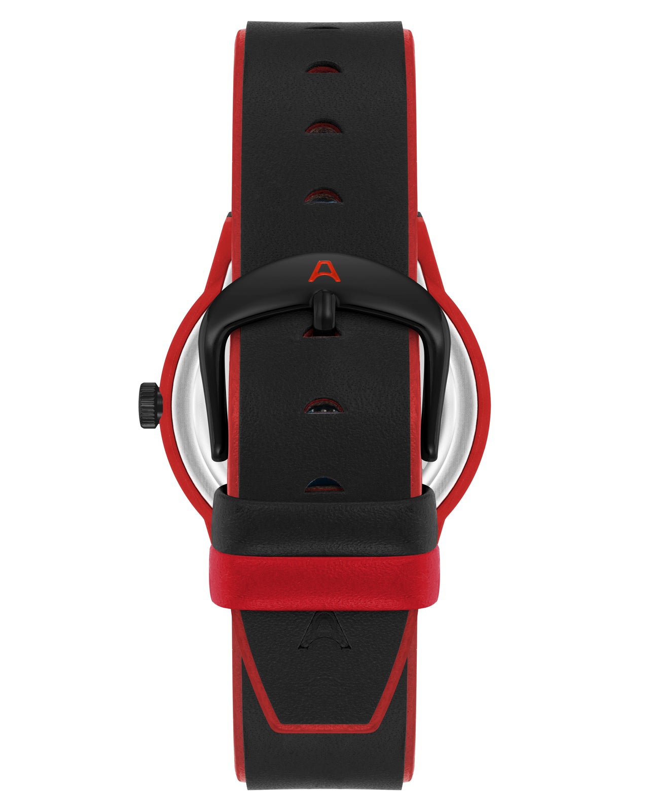 A-Watch™ | 35.5mm, Black with Red-Men-Armitron
