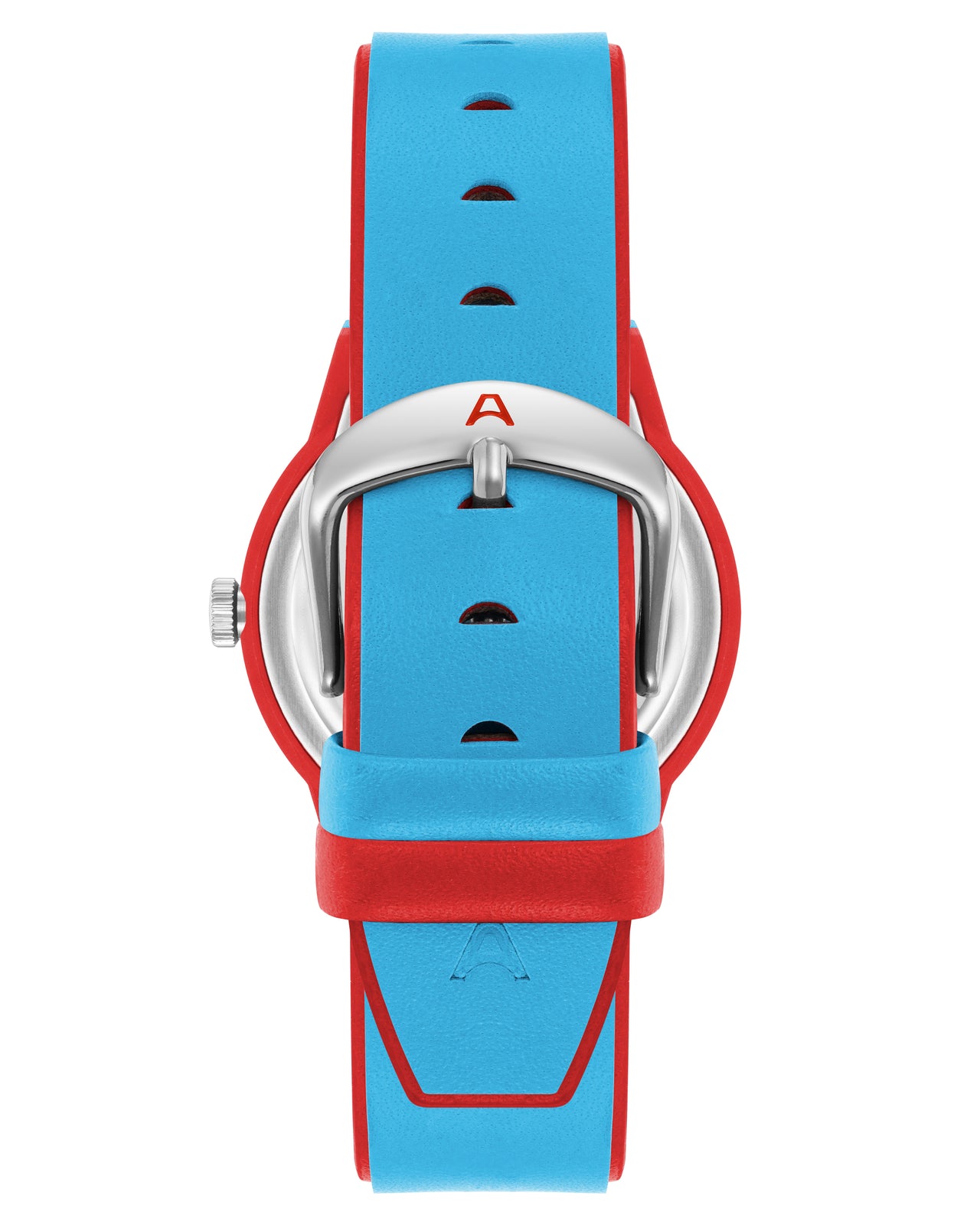 A-Watch™ | 35.5mm, Light Blue with Red-Men-Armitron