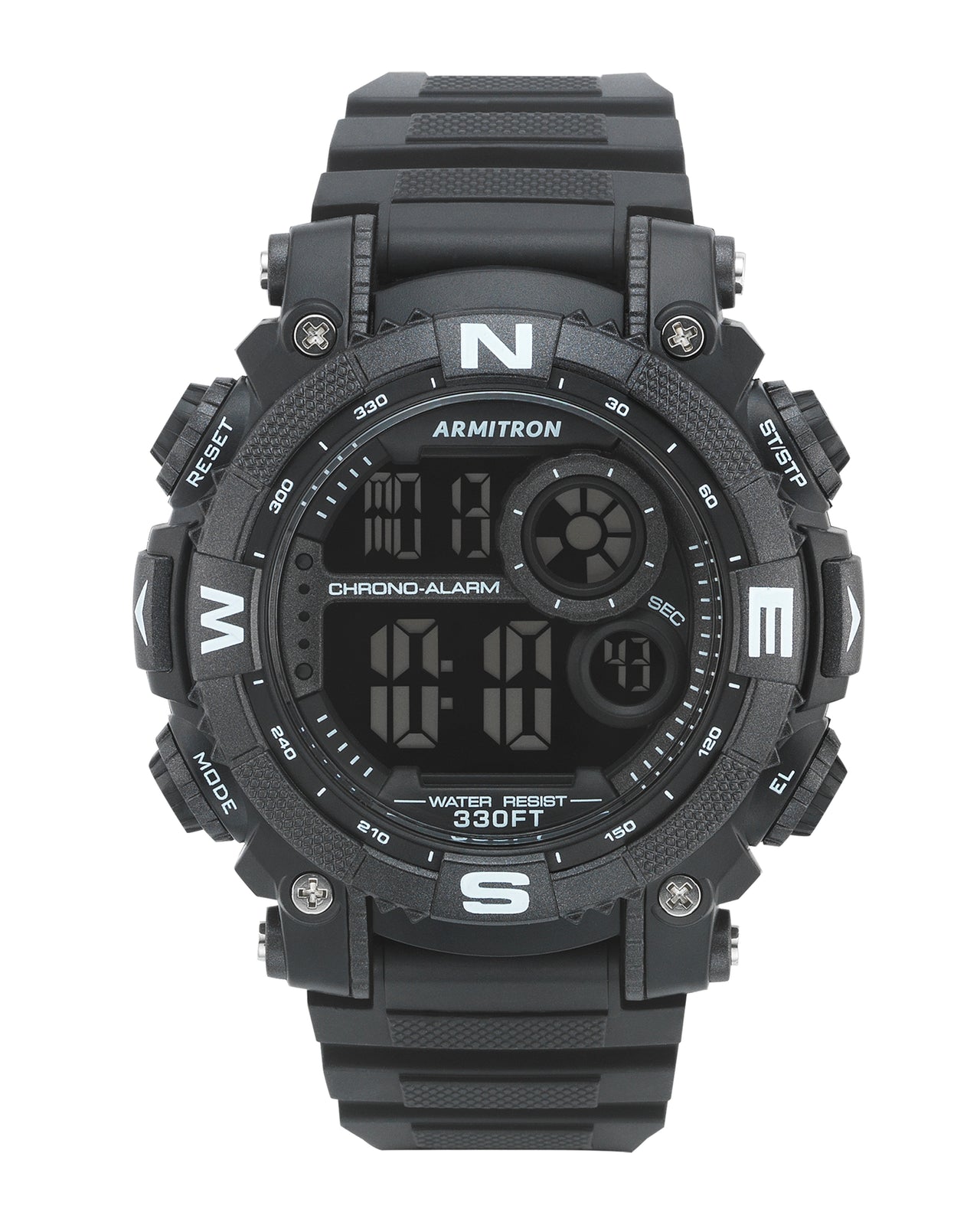 Armitron Sport Men's Digital Chronograph Resin Strap Watch 40/8284BLK-Armitron