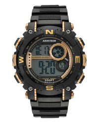 Thumbnail for Armitron Sport Men's Digital Chronograph Resin Strap Watch 40/8284GBK-Armitron