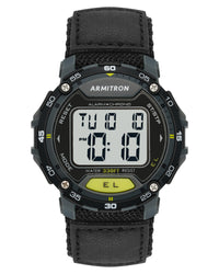 Thumbnail for Armitron Sport Men's Digital Chronograph Nylon Strap Watch 40/8291BLK-Armitron