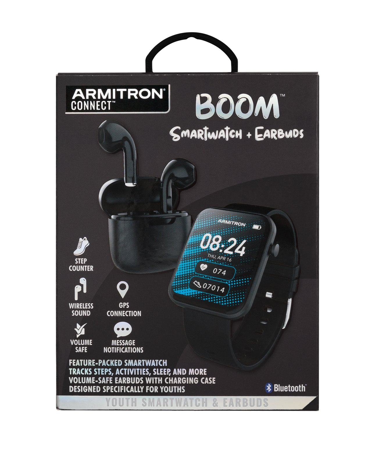 Armitron Boom Smartwatch and Earbuds™ | Black-Smart-Armitron