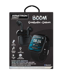 Thumbnail for Armitron Boom Smartwatch and Earbuds™ | Black-Smart-Armitron