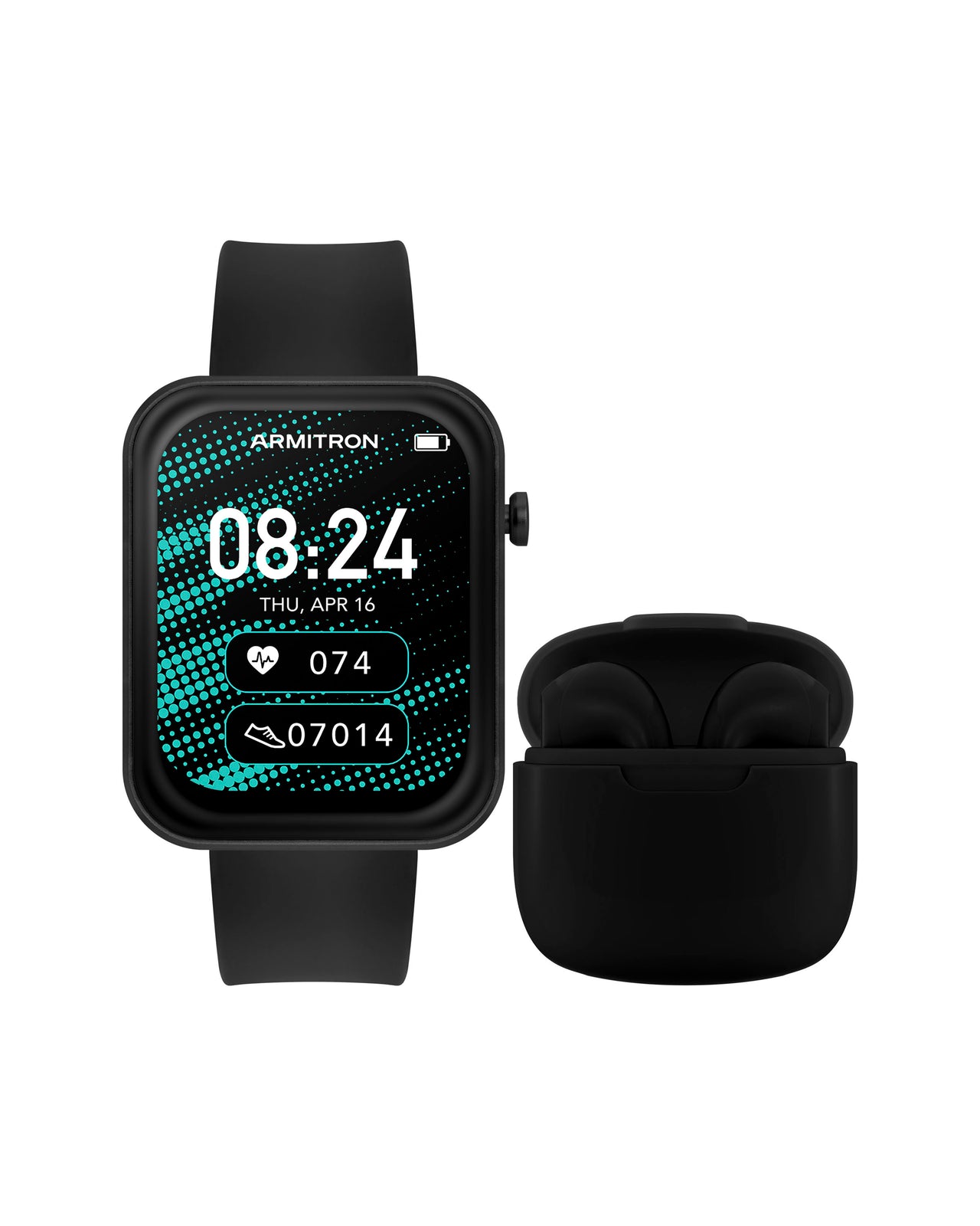 Armitron Boom Smartwatch and Earbuds™ | Black-Smart-Armitron