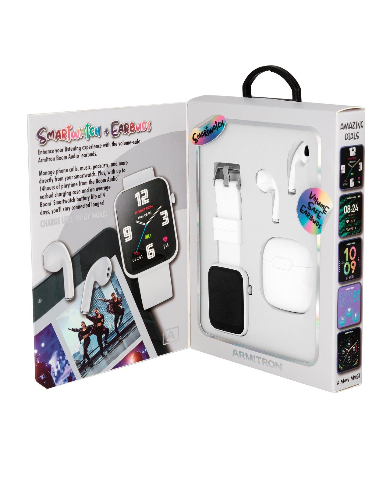 Armitron Boom Smartwatch and Earbuds™ | White-Smart-Armitron