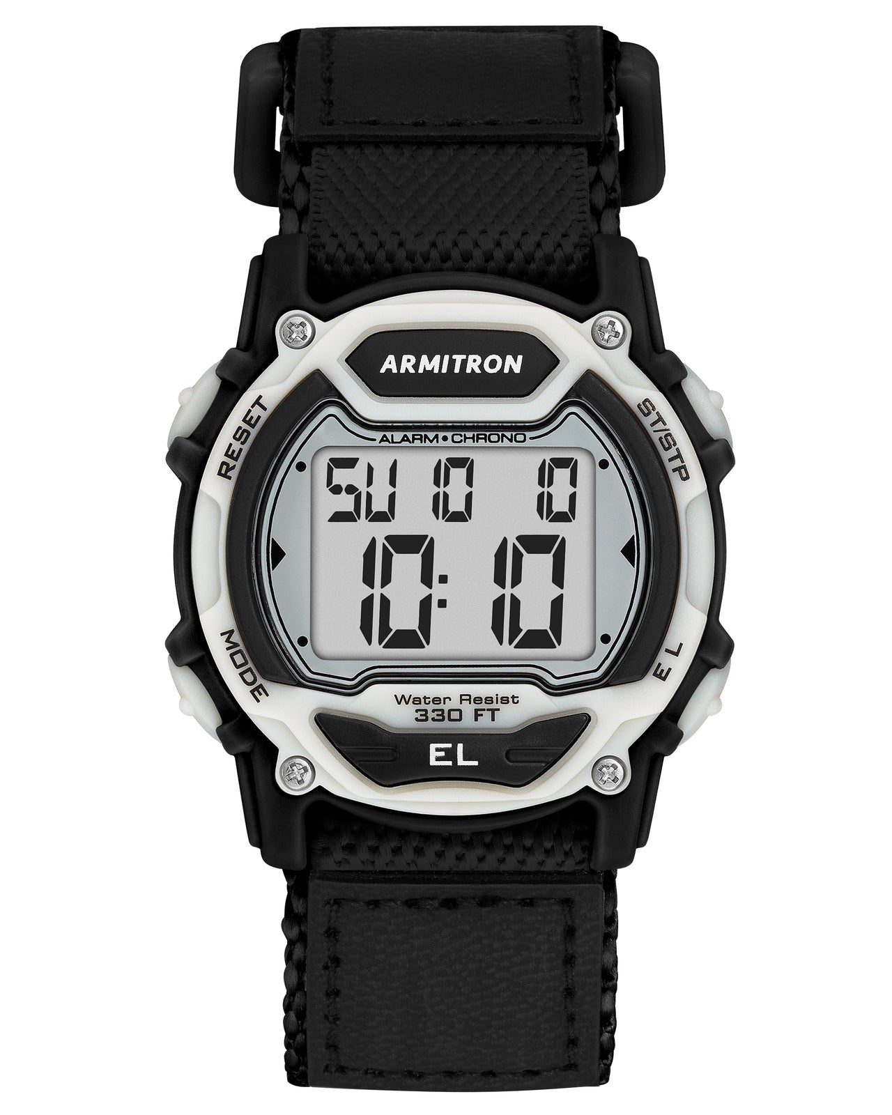 Armitron Digital Nylon Watch™ (Day-Date-Month Black/Black-Armitron