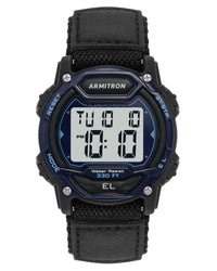 Thumbnail for Armitron Sport Unisex Digital Chronograph Nylon Strap Watch 45/7004BLU-Armitron