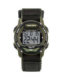 Thumbnail for Armitron Sport Unisex Digital Chronograph Nylon Strap Watch 45/7004DGN-Armitron