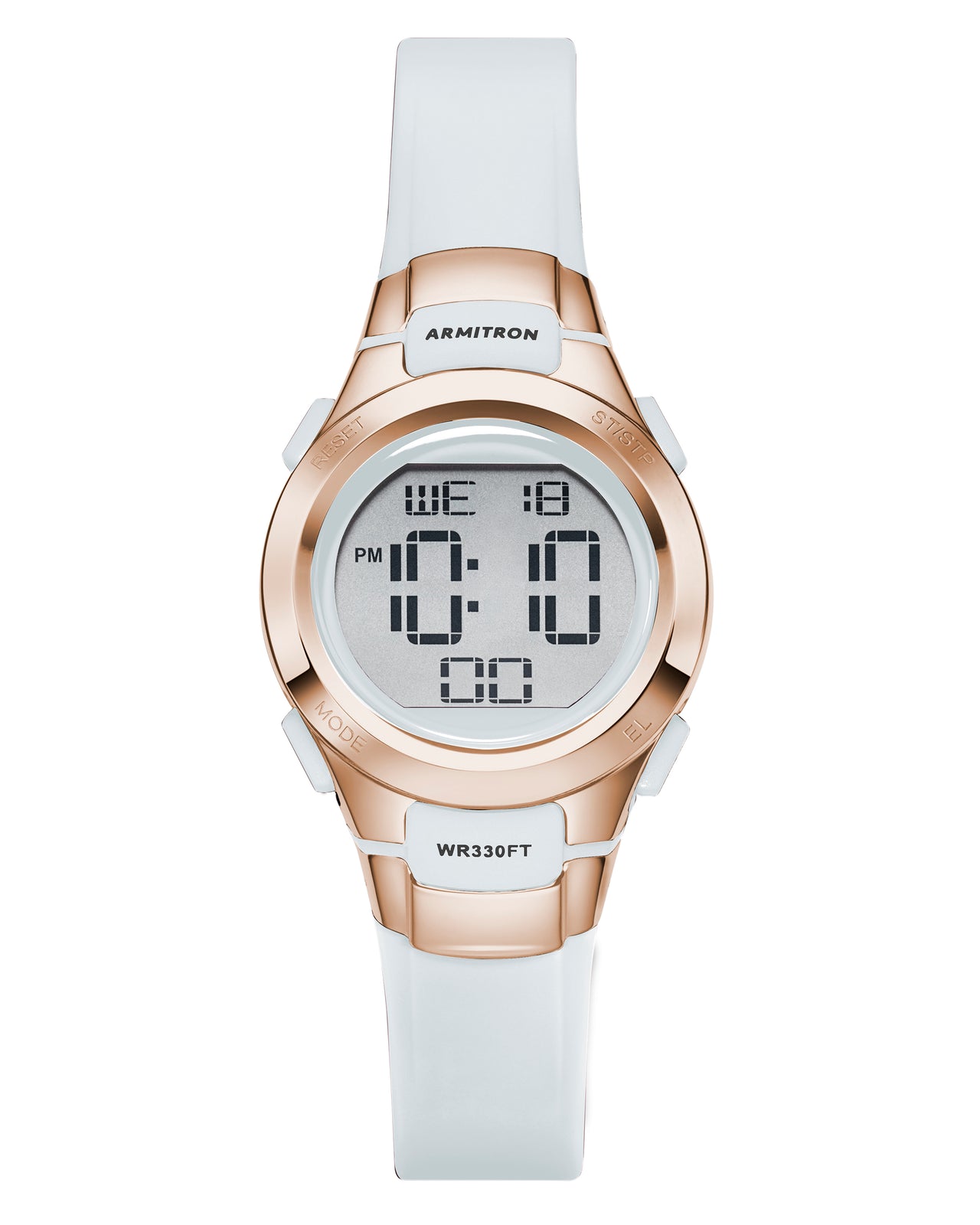 Armitron Sport Women's Digital Chronograph Resin Strap Watch 45/7012PBL-Armitron