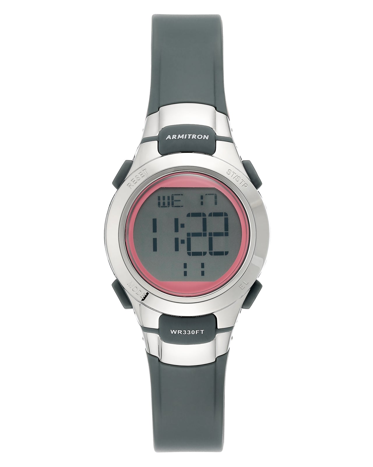 Armitron Sport Women's Digital Chronograph Resin Strap Watch 45/7012PGY-Armitron