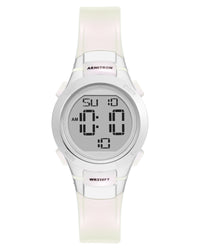 Thumbnail for Armitron Sport Women's Digital Chronograph Resin Strap Watch 45/7012PWT-Armitron