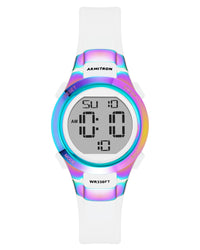 Thumbnail for Armitron Sport Women's Digital Chronograph Resin Strap Watch 45/7012RBW-Armitron