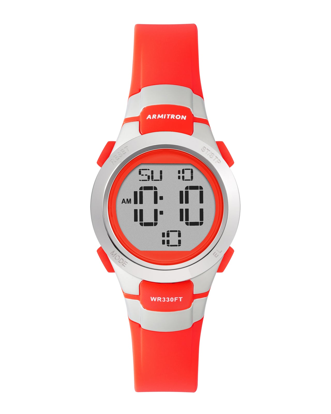 Armitron Digital Plastic Watch™ (Day-Date-Month) 27mm, Red-Armitron