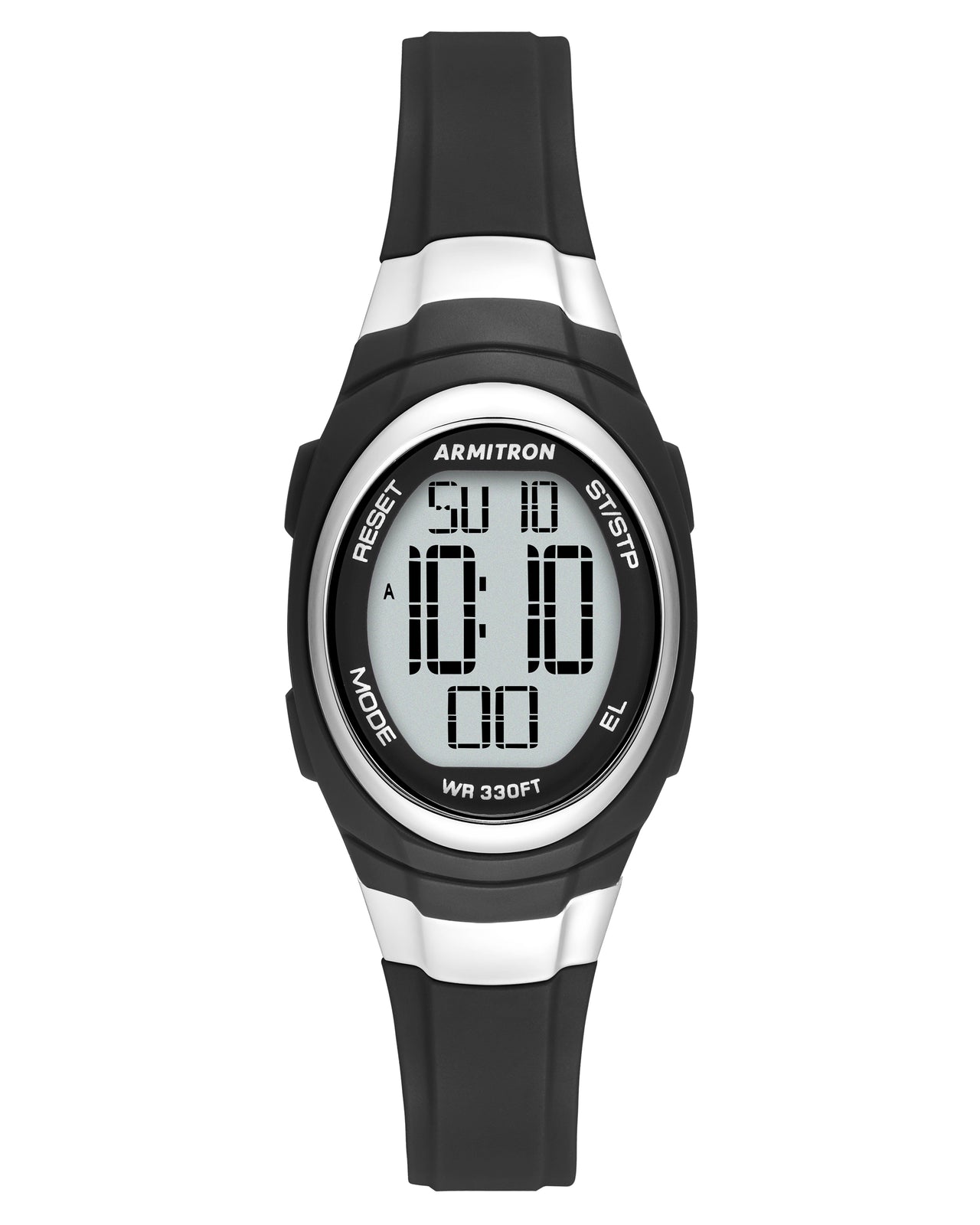 Armitron Sport Women's Digital Chronograph Resin Strap Watch 45/7034BLK-Armitron