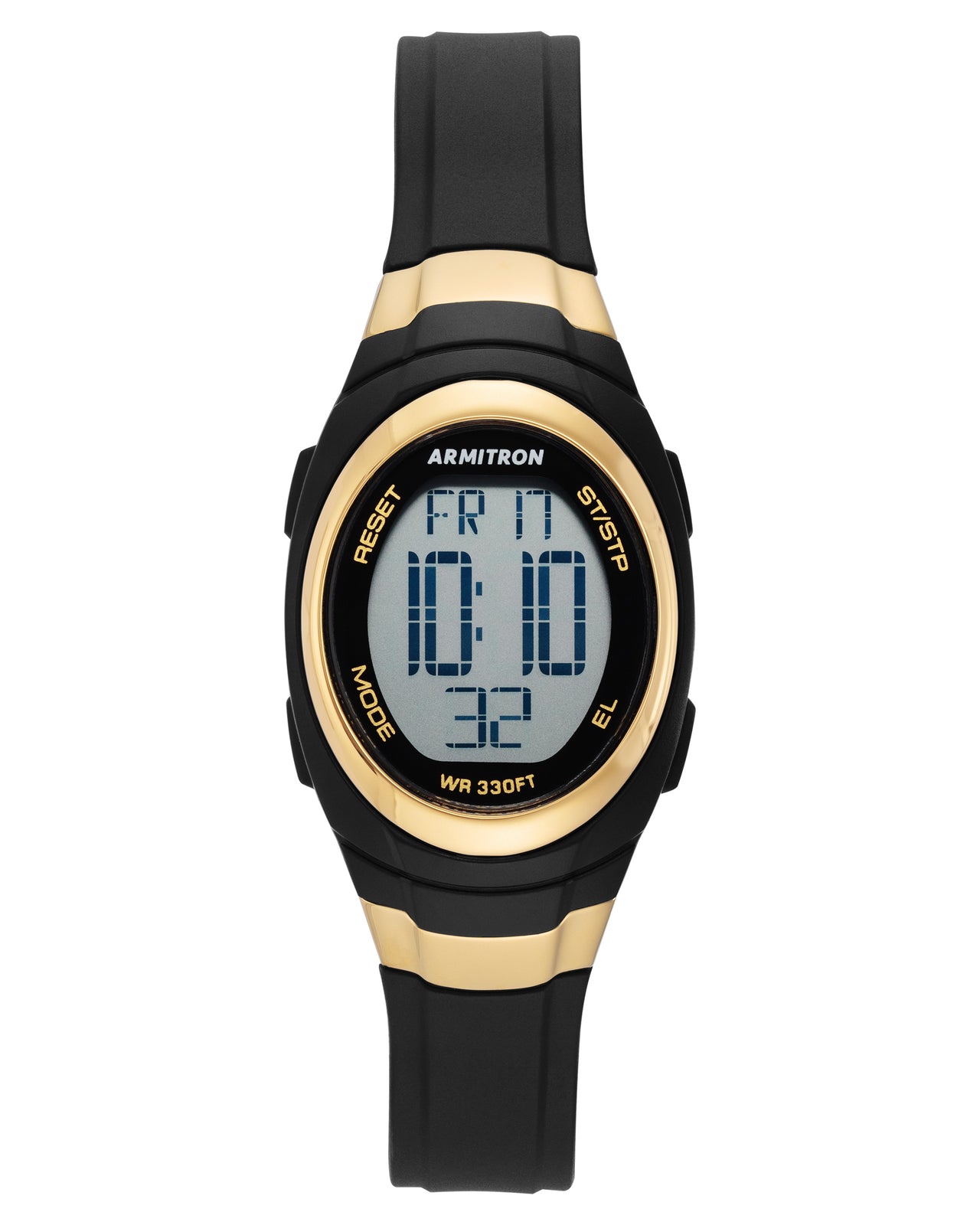 Armitron Sport Women's Digital Chronograph Resin Strap Watch 45/7034GBK-Armitron