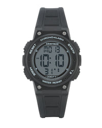 Thumbnail for Armitron Sport Unisex Digital Chronograph Resin Strap Watch 45/7086BLK-Armitron