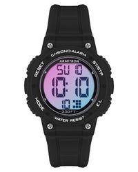 Thumbnail for Armitron Sport Women's Digital Chronograph Resin Strap Watch 45/7086RBK-Armitron