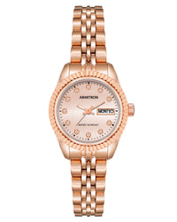 Thumbnail for Armitron Women's Day/Date Crystal Accented Dial Bracelet Watch 75/2475RGRG-Armitron
