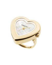 Thumbnail for Heart Ring™ | 22mm, Gold, Mother-of-Pearl-Accessories-Armitron