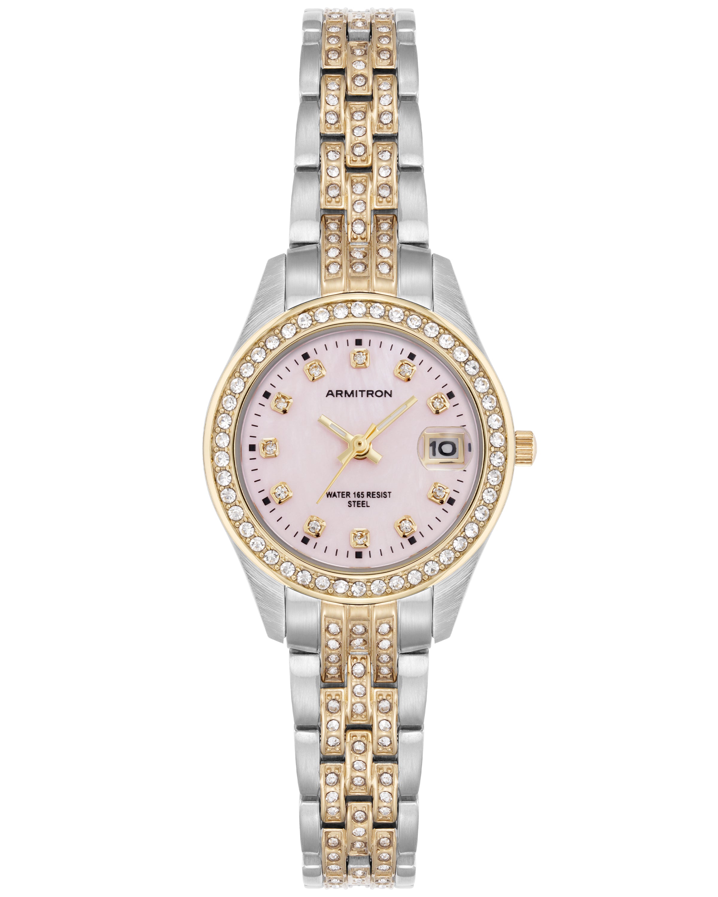 Minnie Stone Dial™ | 26mm, Gold/Silver-Women-Armitron