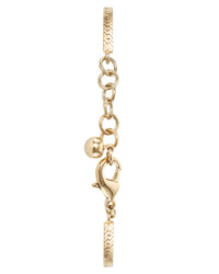 Thumbnail for Herringbone & Logo Bracelet™ | Gold-Accessories-Armitron
