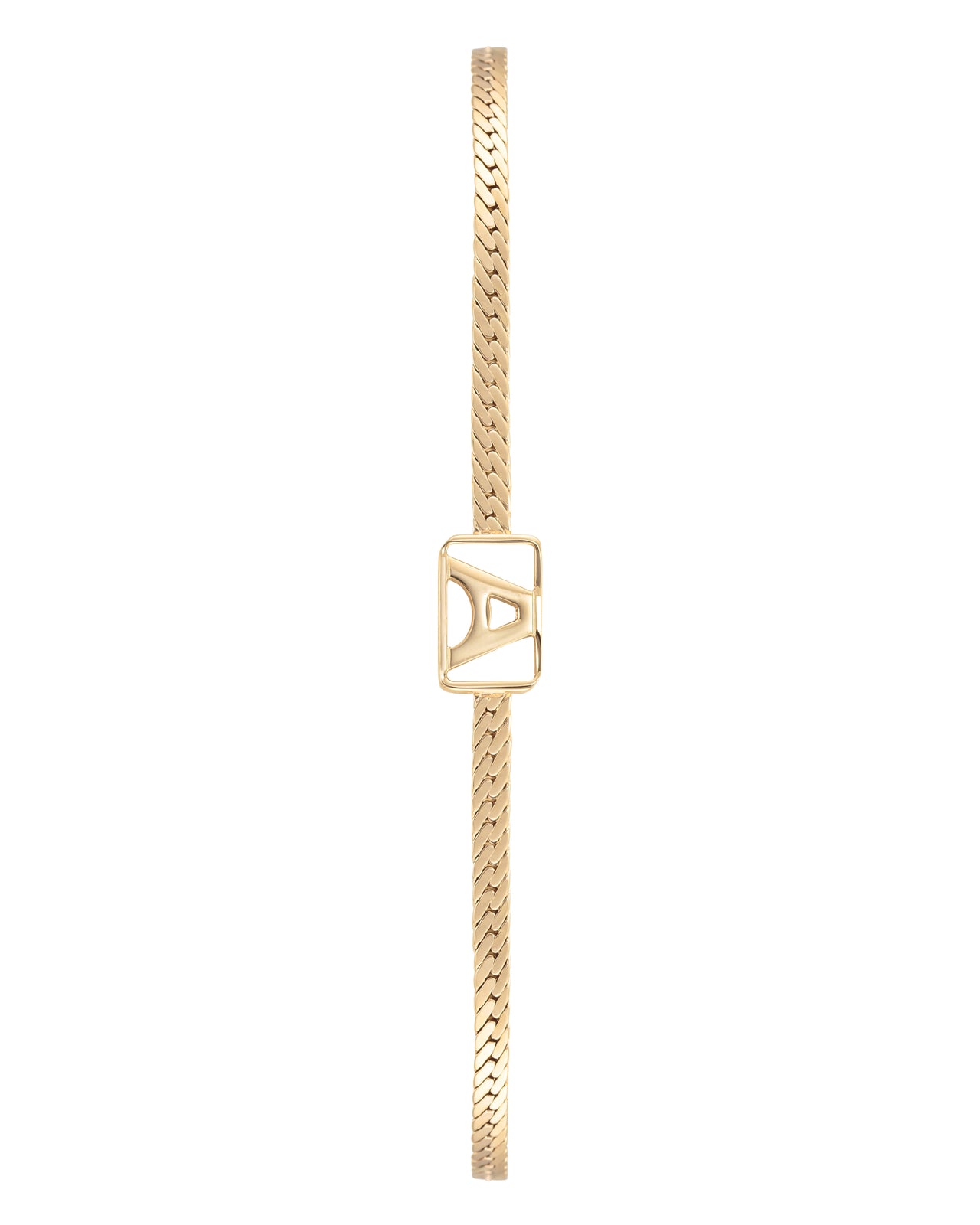 Herringbone & Logo Bracelet™ | Gold-Accessories-Armitron